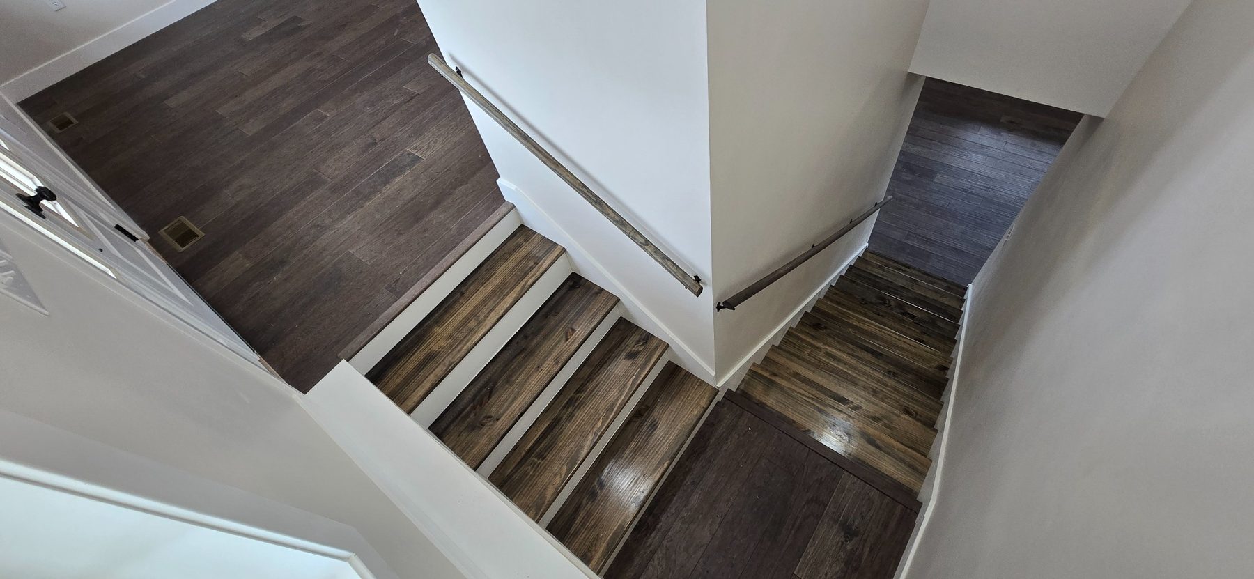 Staircase from the upper level