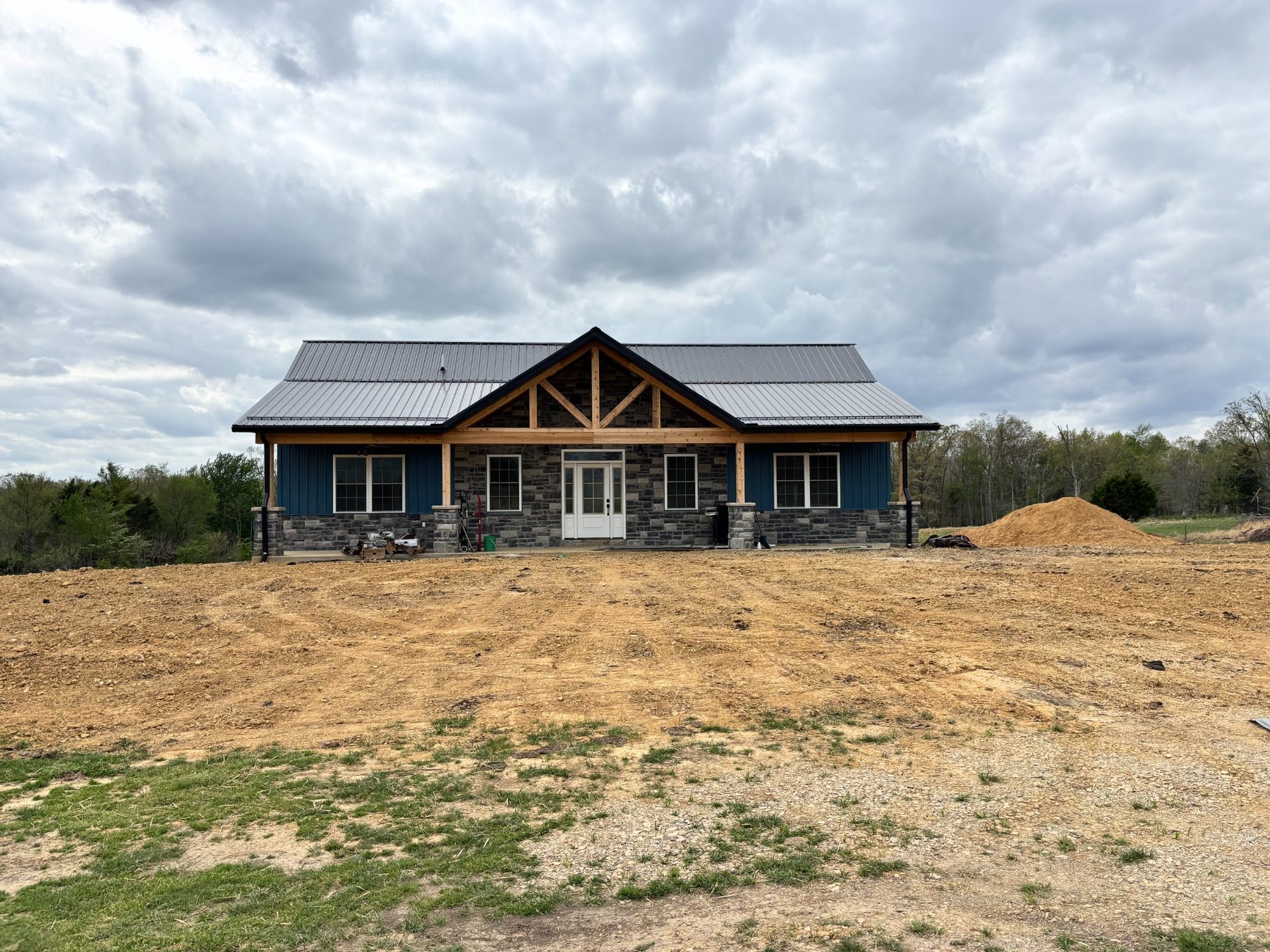 Custom Home front exterior
