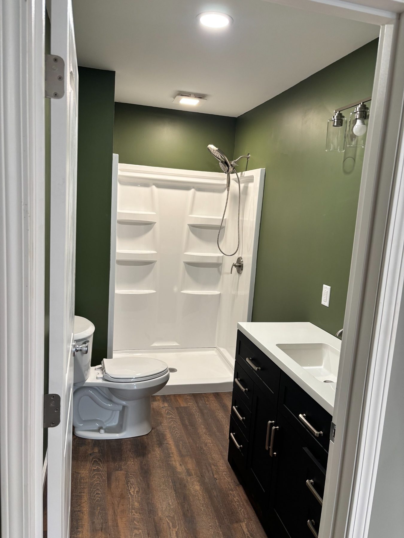 Bathroom in the living quarters
