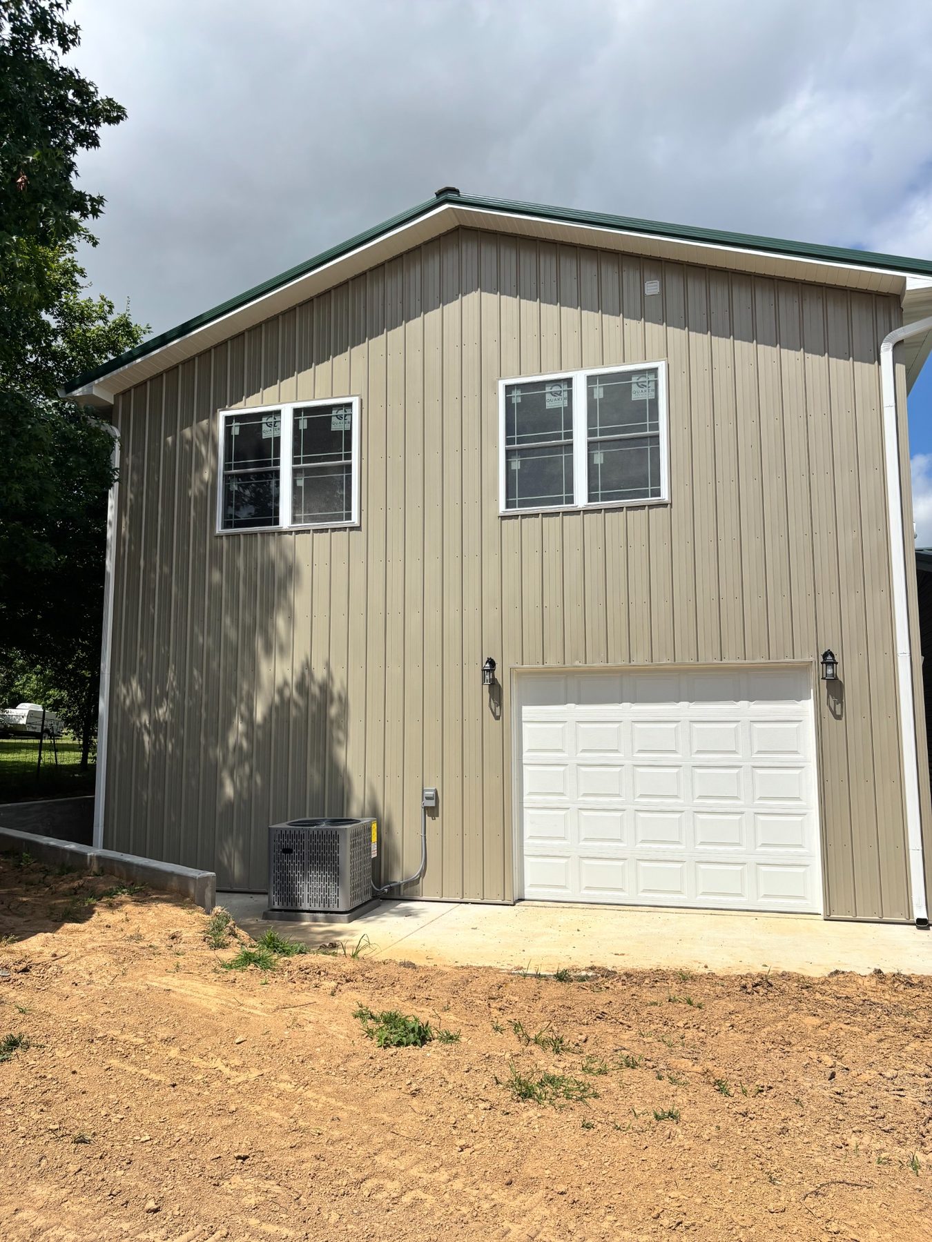 Garage exterior from the other end